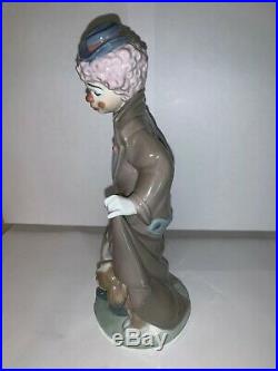 LLADRO 5901 Surprisse figurine Clown with Dog & Puppies no box