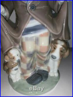 LLADRO 5901 Surprisse figurine Clown with Dog & Puppies no box