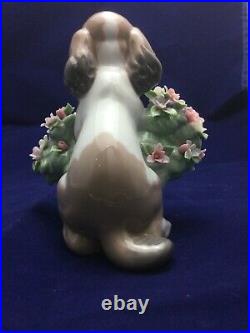 LLADRO #6574 Take Me Home Porcelain Puppy Dog Figurine Spain 1998