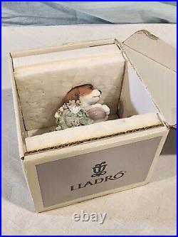 LLADRO 6574 Take Me Home, Puppy with Flowers, NICE