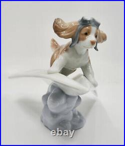 LLADRO 6665 LETS FLY AWAY GLAZED GLOSSY PORCELAIN FIGURINE with BOX