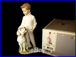 Lladro #6902 My Loyal Friend Brand New In Box Boy And His Dog F/s