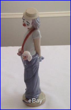 LLADRO #7600 LITTLE PALS CLOWN WITH DOGS 1985 COLLECTORS SOCIETY mint condition