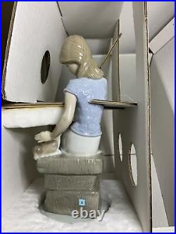 LLADRO #7612 GIRL With UMBRELLA & DOG PICTURE PERFECT 5TH ANNIVERSARY 100% NEW