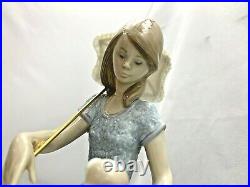 LLADRO #7612 PICTURE PERFECT Girl with Dog Parasol Umbrella Glazed FAST SHIP