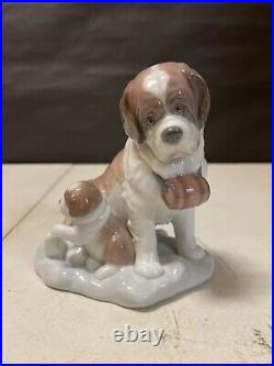 LLADRO #8170 BABY SITTING Dogs