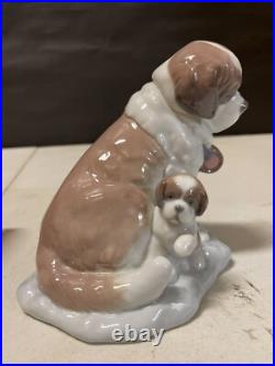 LLADRO #8170 BABY SITTING Dogs