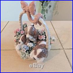 LLADRO A LITTER OF LOVE # 1441 L@@K! DOGS & PUPPIES MINT with BOX FAST SHIPPING