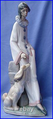 LLADRO AFGHAN HOUND PIERROT 15 MINT W BOX dog 1999 figurine
