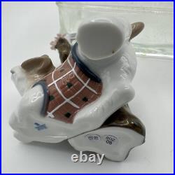 LLADRO Blossoms for the Puppy Porcelain Dog Figurine 01008381 In box Mint Cond