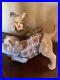 LLADRO Blossoms for the Puppy Porcelain Dog Figurine 01008381 NEW IN BOX