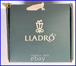 LLADRO Blossoms for the Puppy Porcelain Dog Figurine 01008381 in box chipped