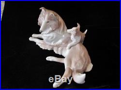 LLADRO COLLIE DOG with PUPPY #6459 Mint in Box Retired