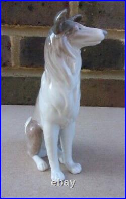 LLADRO Collie Dog Figurine 1316