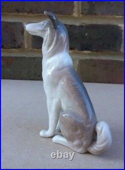 LLADRO Collie Dog Figurine 1316