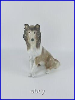 LLADRO Collie Dog Figurine, #6455, 1997 Excellent