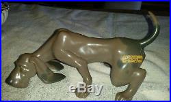 LLADRO DOG SNIFFING # 5110 BLOODHOUND DOG MINT CONDITION Looking for Clue