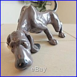 LLADRO DOG SNIFFING # 5110 BLOODHOUND DOG MINT CONDITION withBOX FAST SHIPPING