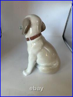 LLADRO Dog This Bouquet Is For You Figurine #9256 Dog with Flowers MINT