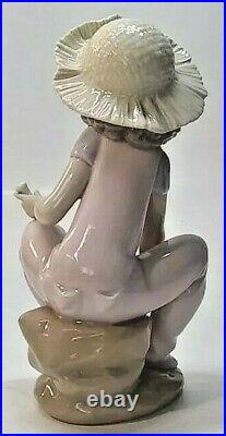 LLADRO FRIENDS FOREVER 1999 Event Figurine PORCELAIN 6680, Girl and Dog C-6JU