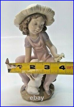 LLADRO FRIENDS FOREVER 1999 Event Figurine PORCELAIN 6680, Girl and Dog C-6JU