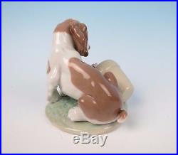 LLADRO Figurine IT WASN'T ME with BASE #7672 BOX MINT Dog Collectors Society