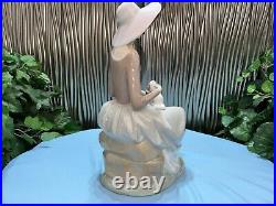 LLADRO GIRL WithDOG Figurine