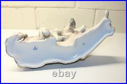 LLADRO German Shepherd with Puppies, #6454, Excellent Condition, 1997