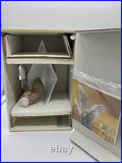 LLADRO LITTLE STOWAWAY PUPPY DOG FIGURINE #6642 IN BOX MINT 2000 6.75 x 4in