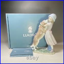 LLADRO Lladro Dog and Girl I ve Been Waiting for You Figurine NO 6903 Int