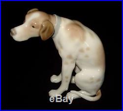 Lladro Moping Dog Rare Porcelain Figurine # 4902 Retired 1979 Spain Mint