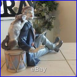 LLADRO MUSICAL PARTNERS # 5763 CLOWN with DOG MINT CONDITION FAST SHIPPING! $1075