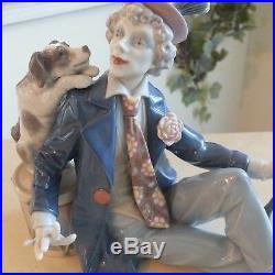 LLADRO MUSICAL PARTNERS # 5763 CLOWN with DOG MINT CONDITION FAST SHIPPING! $1075