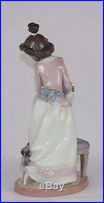 Lladro My Turn #6026 Figurine Girl With Dog And Cat Perfect
