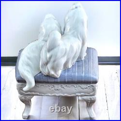 LLADRO Maltese Looking Good Figurine Statue Dogs Jose Luis Alvarez 6688 Spain