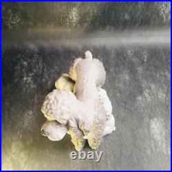 LLADRO Mother with Pups Poodle Dog Figurine Spain Collection Art 1970s Vintage