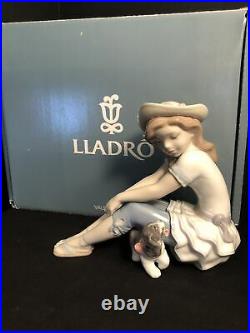 LLADRO My Playful Pet Mi Mascota 8645 In Box signed by Juan Lladro Retired Ltd