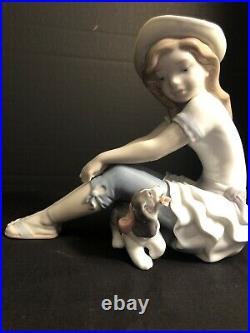 LLADRO My Playful Pet Mi Mascota 8645 In Box signed by Juan Lladro Retired Ltd