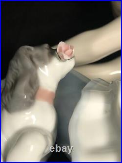 LLADRO My Playful Pet Mi Mascota 8645 In Box signed by Juan Lladro Retired Ltd