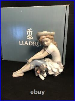 LLADRO My Playful Pet Mi Mascota 8645 In Box signed by Juan Lladro Retired Ltd