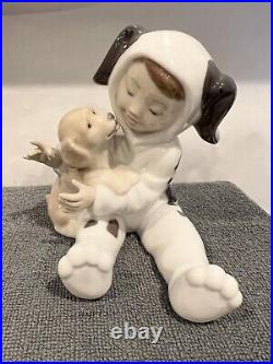 LLADRO My Playful Puppy Boy Figurine MINT RV$270 Child Children Gift Dog