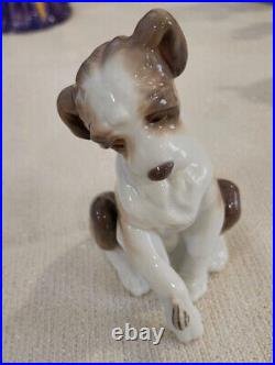 LLADRO New Friend Dog withSnail #6211