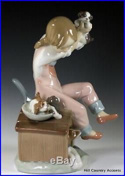 LLADRO PICK OF LITTER #7621 LITTLE GIRL With DOG PICKING FAVORITE PUPPY MIB