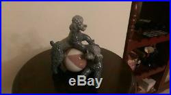 LLADRO PLAYING POODLES # 1258 DOGS with BALL L@@K MINT CONDITION FAST SHIPPING