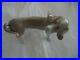 LLADRO Porcelain Dog Figurine Basset Hound #1066-Gloss Finish-Vintage