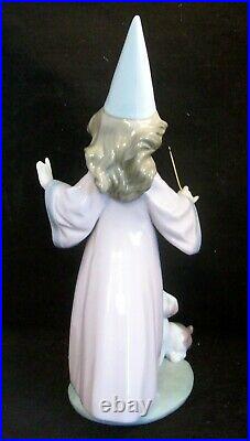 LLADRO Porcelain Figurine 6170 Under My Spell Girl With Wand and Puppy Dog Mint