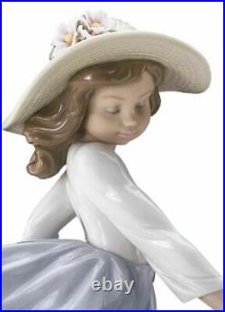 LLADRO Puppy Parade Girl with Dogs Figurine 01006784