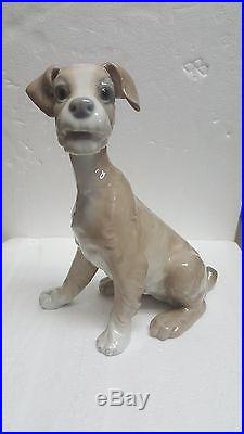 Lladro Setter Dog Statue Figurine Made In Spain