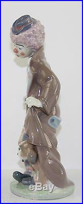 LLADRO SURPRISE #5901 FIGURINE CLOWN WITH DOG/ PUPPIES MINT WithBOX