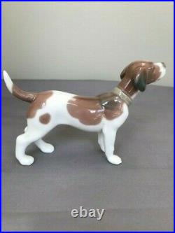 LLADRO Standing Hound Dog On Guard FIGURINE 5350 RETIRED Mint Condition